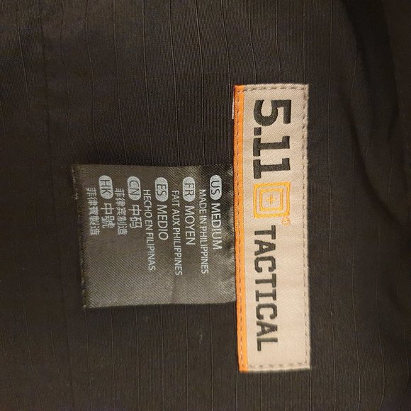 Fast-Tac Short Sleeve Uniform Shirt BLACK - Picture 7 of 8